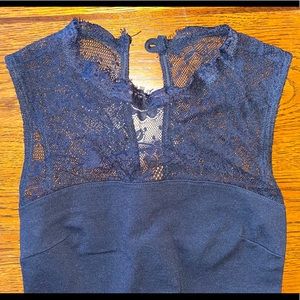 Laced Top Body-con Dress